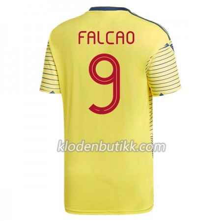 Colombia Radamel Falcao 9 Hjemme Fotballdrakt Copa América 2019 Kortermet